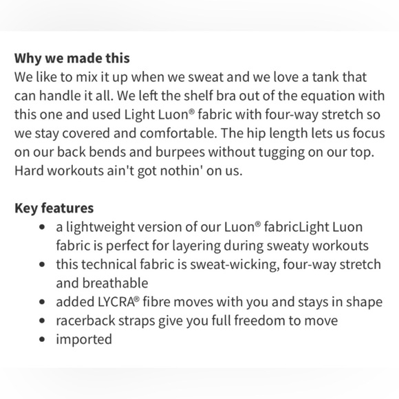 Lululemon‎ Cool Racerback - Picture 7 of 8